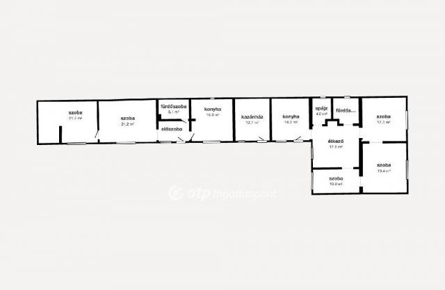 Eladó családi ház, Fehérgyarmaton 69.5 M Ft, 4+1 szobás