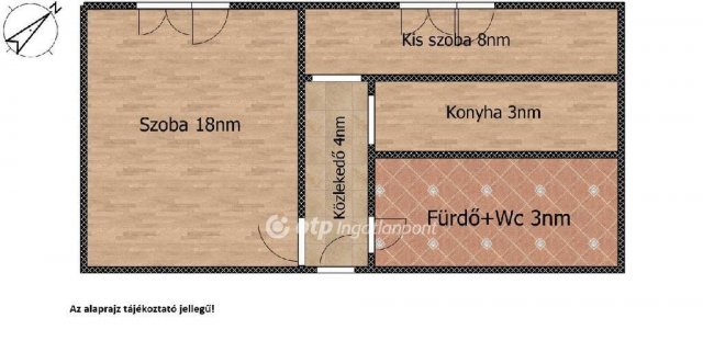 Eladó panellakás, Dunaújvárosban 33.5 M Ft, 1+1 szobás