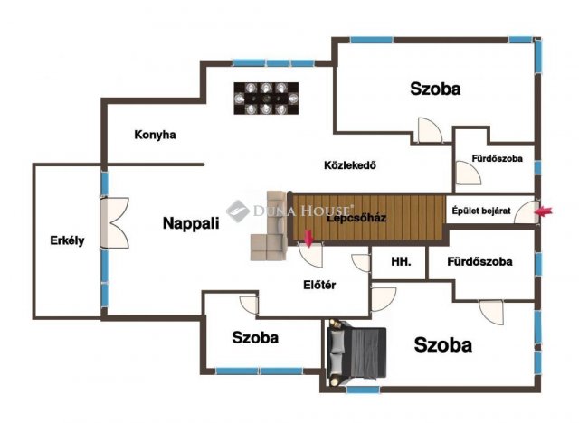 Eladó téglalakás, Budapesten, II. kerületben 260 M Ft, 4 szobás