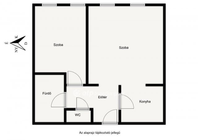 Eladó téglalakás, Nyíregyházán 52.9 M Ft, 2 szobás