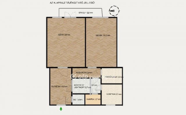 Eladó téglalakás, Budapesten, VII. kerületben 104.9 M Ft