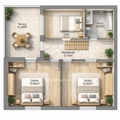 Eladó családi ház, Budapesten, XIX. kerületben 109.5 M Ft