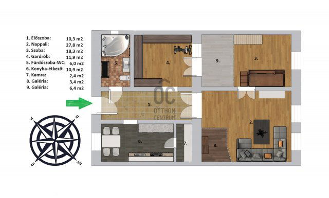 Eladó téglalakás, Budapesten, II. kerületben 129.9 M Ft