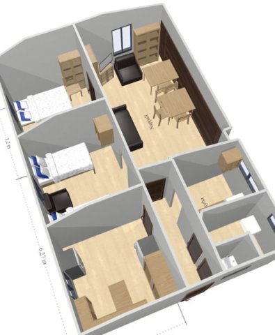 Eladó nyaraló, Balatonfenyvesen 89.9 M Ft, 4 szobás