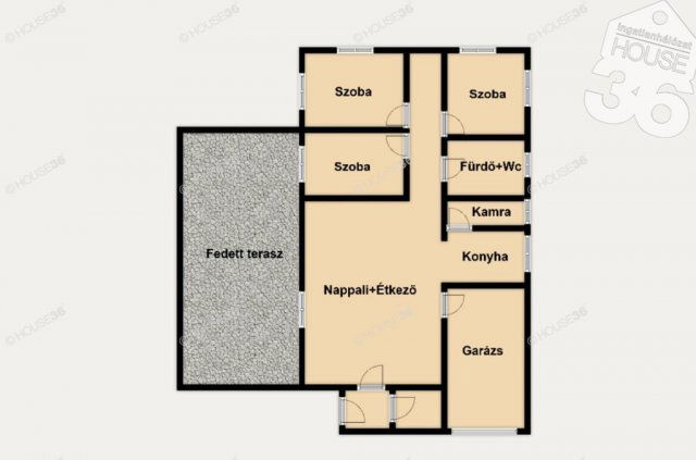 Eladó családi ház, Kecskeméten 109.9 M Ft, 4 szobás