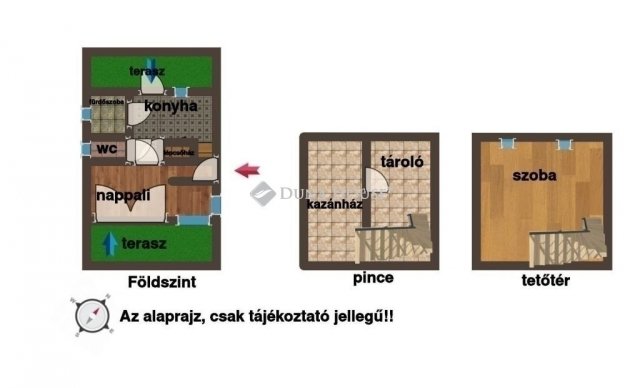 Eladó családi ház, Csörögön 59.9 M Ft, 2 szobás