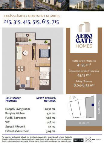 Eladó téglalakás, Budapesten, XIX. kerületben, Tompa utcában