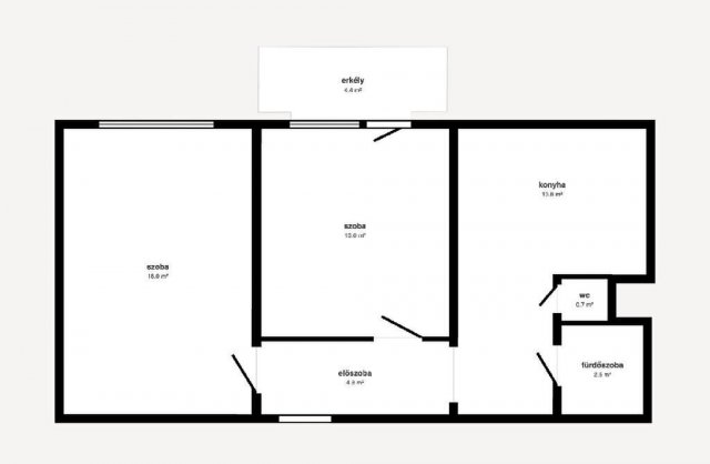 Eladó panellakás, Egerben 49.9 M Ft, 2 szobás