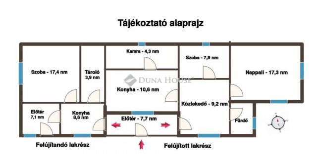 Eladó családi ház, Budapesten, XVIII. kerületben 97.8 M Ft