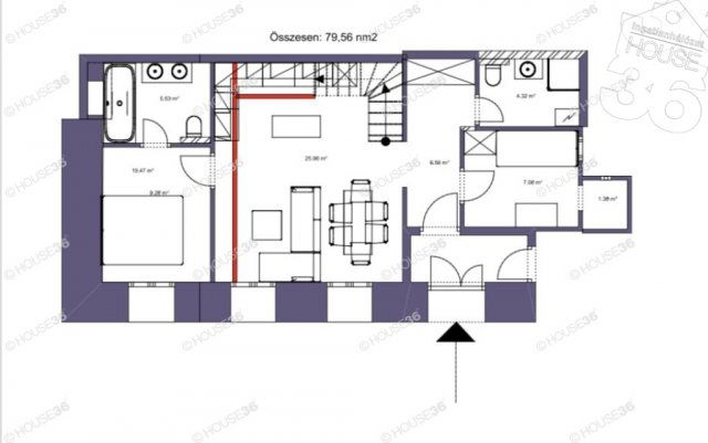 Eladó téglalakás, Budapesten, V. kerületben 159.9 M Ft, 4 szobás