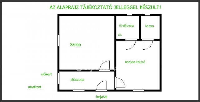 Eladó családi ház, Hajdúdorogon 16.9 M Ft, 1 szobás