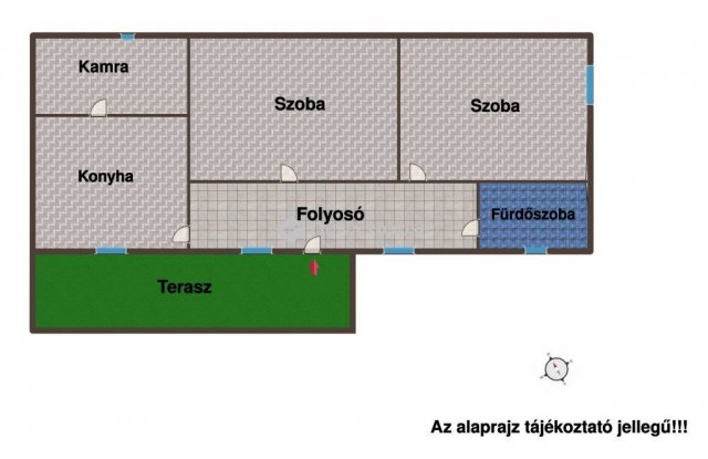 Eladó családi ház, Tiszacsegén, Toldi utcában 10.6 M Ft