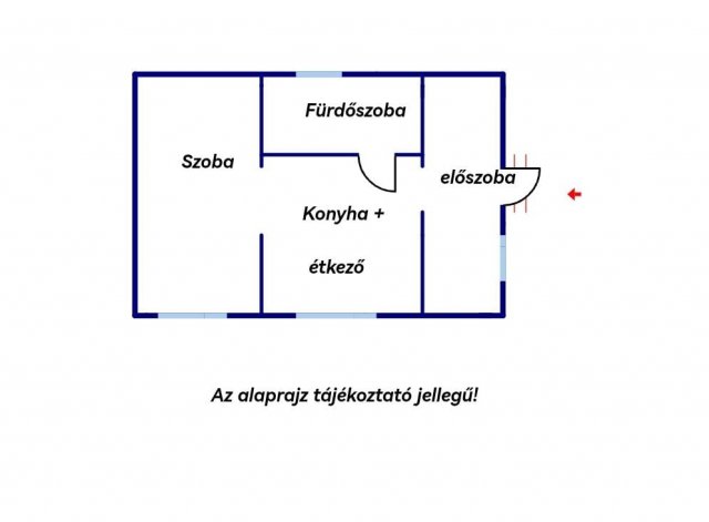 Eladó családi ház, Baján 28 M Ft, 1 szobás