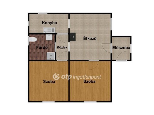 Eladó családi ház, Vámospércsen 8.8 M Ft, 2 szobás