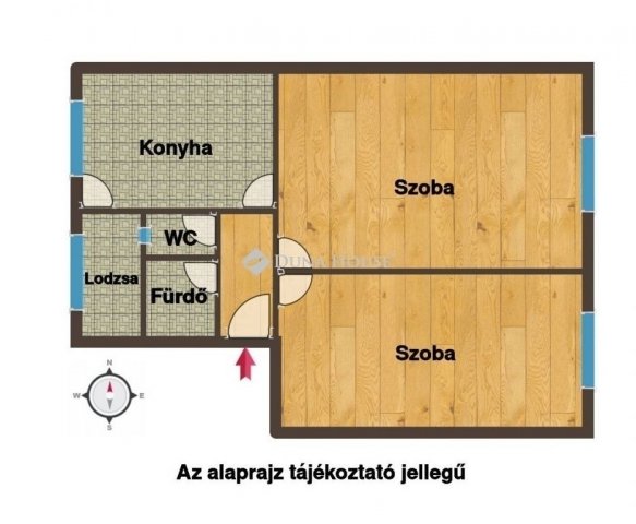 Eladó téglalakás, Budapesten, VIII. kerületben 68.5 M Ft