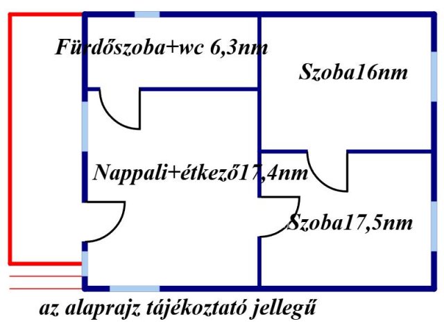 Eladó családi ház, Nyírábrányon 25 M Ft, 2 szobás