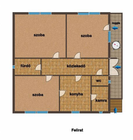 Eladó családi ház, Győrött 59 M Ft, 3 szobás