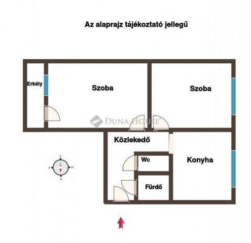 Eladó panellakás, Szegeden 53.9 M Ft, 2 szobás