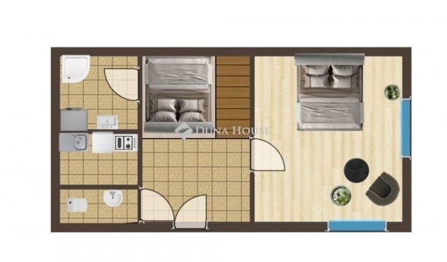 Eladó téglalakás, Budapesten, V. kerületben 60 M Ft, 1 szobás