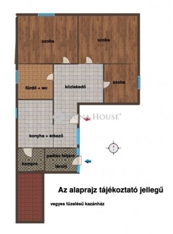 Eladó családi ház, Kartalon 59.9 M Ft, 2+1 szobás