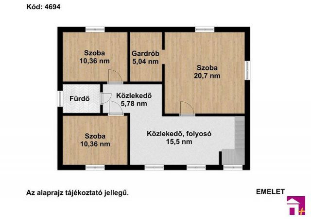Eladó családi ház, Érden 149.9 M Ft, 5 szobás