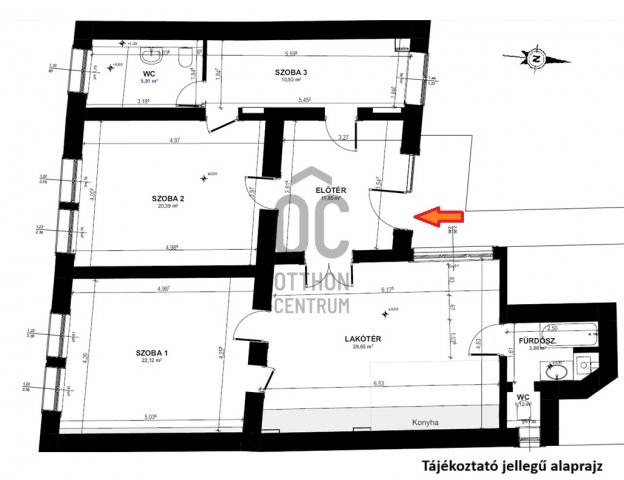 Eladó téglalakás, Debrecenben 125 M Ft, 4 szobás