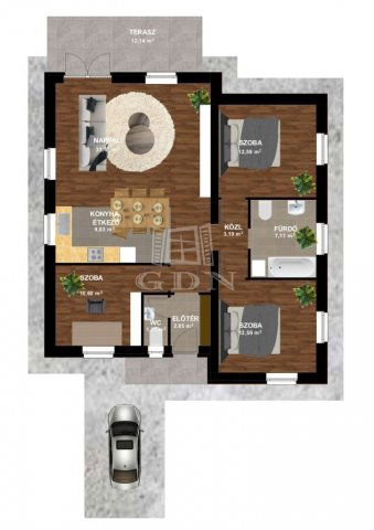 Eladó családi ház, Vácrátóton 79.9 M Ft, 4 szobás