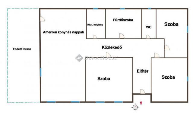 Eladó ikerház, Hajdúsámsonon 92.5 M Ft, 3 szobás