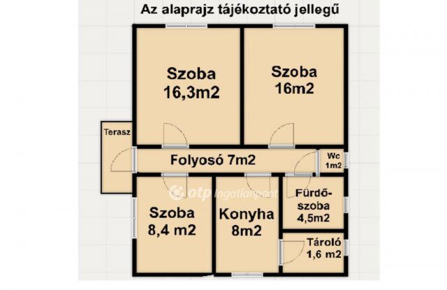 Eladó családi ház, Dögén 15.9 M Ft, 2+1 szobás