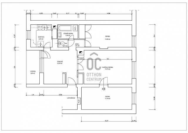 Eladó téglalakás, Miskolcon 34.9 M Ft, 3 szobás