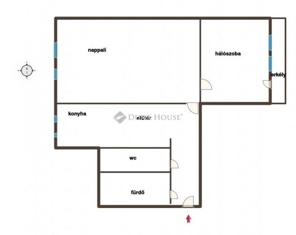 Eladó panellakás, Kecskeméten 54.9 M Ft, 2 szobás