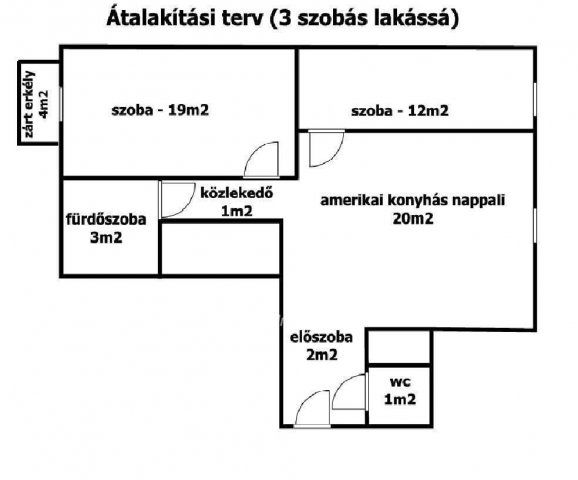 Eladó téglalakás, Budapesten, XIII. kerületben 79.9 M Ft
