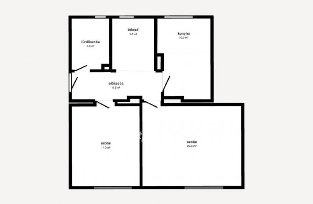 Eladó családi ház, Mezőcsáton 11 M Ft, 2 szobás