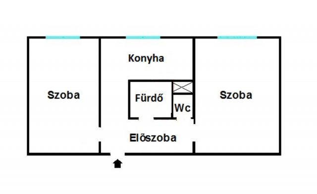 Eladó panellakás, Székesfehérvárott 42.5 M Ft, 2 szobás