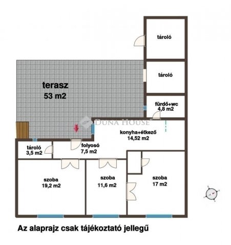 Eladó családi ház, Zsámbokon 53 M Ft, 3 szobás