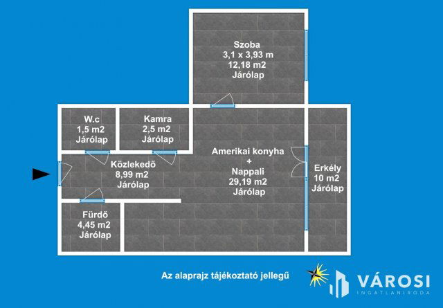 Eladó téglalakás, Szegeden 83.9 M Ft, 2 szobás