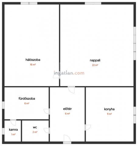 Eladó családi ház, Kistarcsán 68 M Ft, 2 szobás