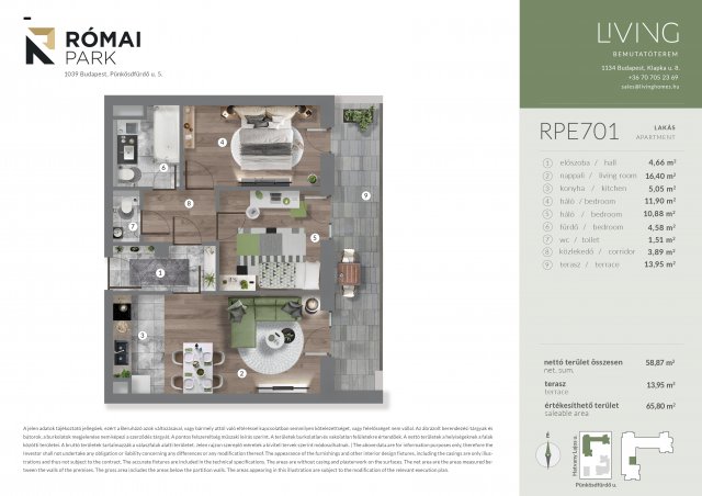 Eladó téglalakás, III. kerületben, Pünkösdfürdő utcában