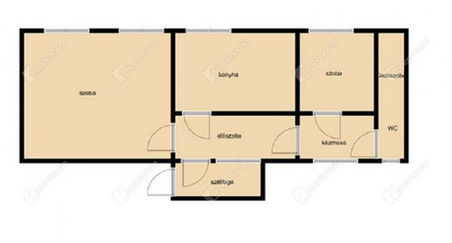 Eladó családi ház, Debrecenben 47 M Ft, 2 szobás