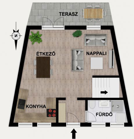 Eladó téglalakás, Balatonkenesén 299 M Ft, 4 szobás