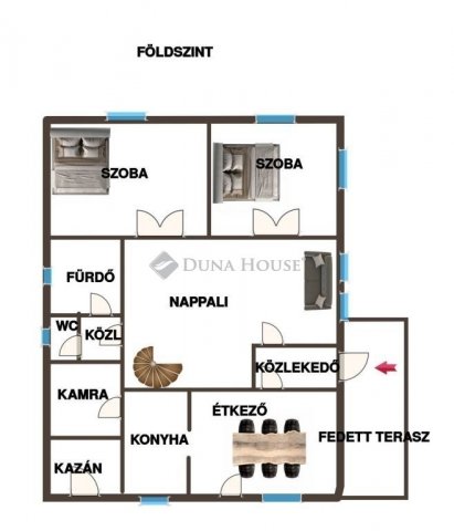 Eladó családi ház, Tápiószőlősön 47.5 M Ft, 5 szobás