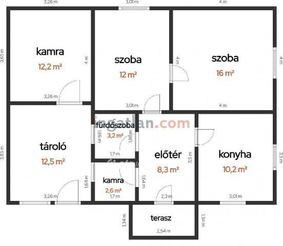 Eladó családi ház, Tiszakécskén 32 M Ft, 3 szobás
