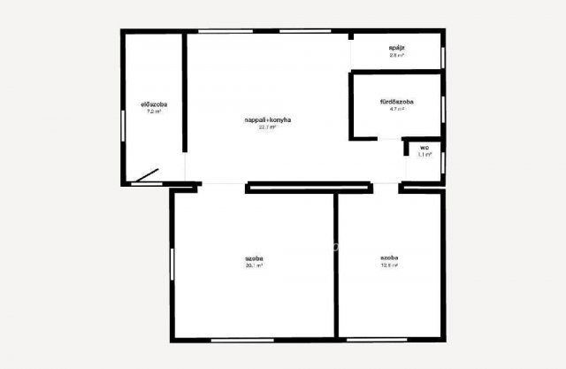 Eladó családi ház, Szakolyon 20 M Ft, 4 szobás