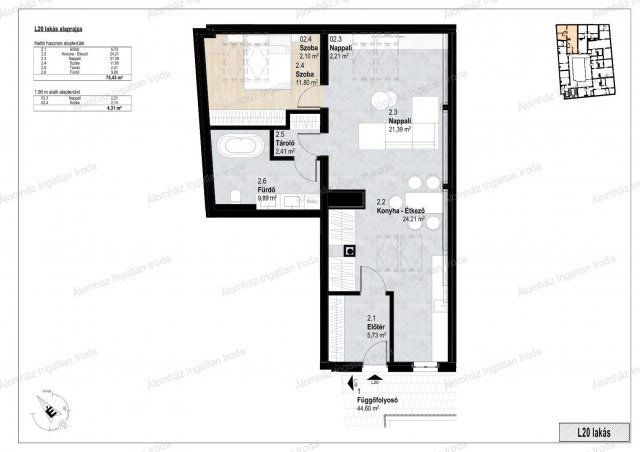 Eladó téglalakás, Budapesten, VI. kerületben 145 M Ft, 2 szobás