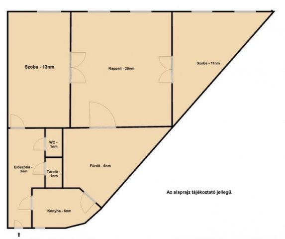 Eladó téglalakás, Budapesten, VIII. kerületben 73.9 M Ft