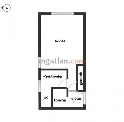 Eladó téglalakás, Törökszentmiklóson 15.8 M Ft, 1 szobás