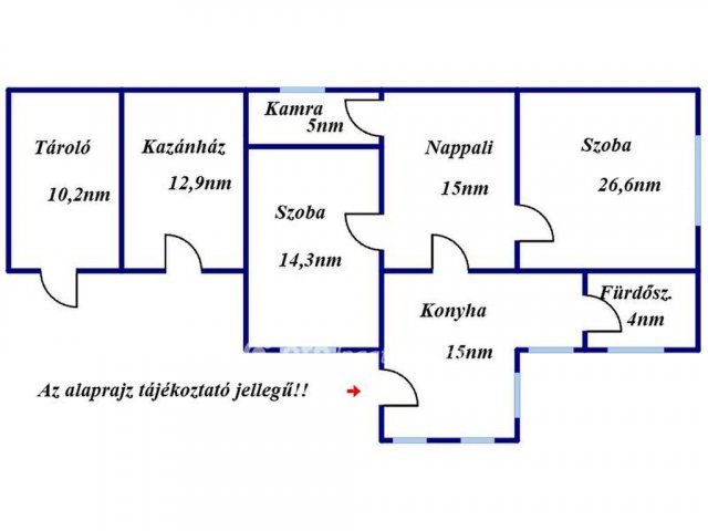 Eladó családi ház, Túrkevén 11.99 M Ft, 2 szobás