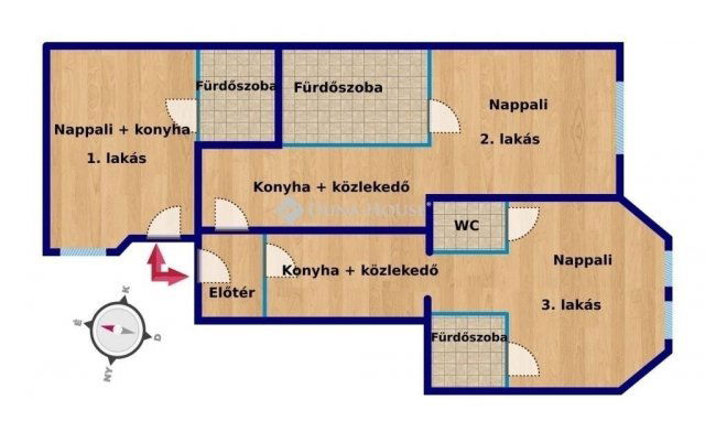 Eladó téglalakás, Budapesten, VIII. kerületben 186 M Ft