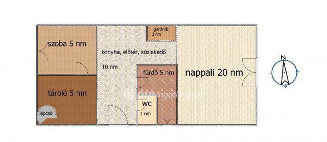 Eladó ikerház, Budapesten, XXI. kerületben 78.9 M Ft, 2+1 szobás