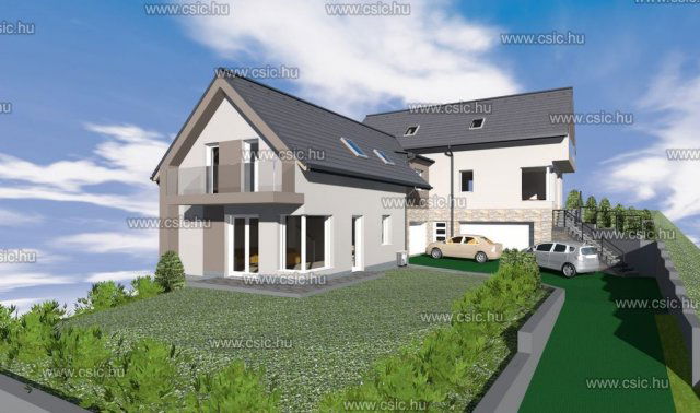 Eladó ikerház, Pilisborosjenőn 175 M Ft, 2+2 szobás